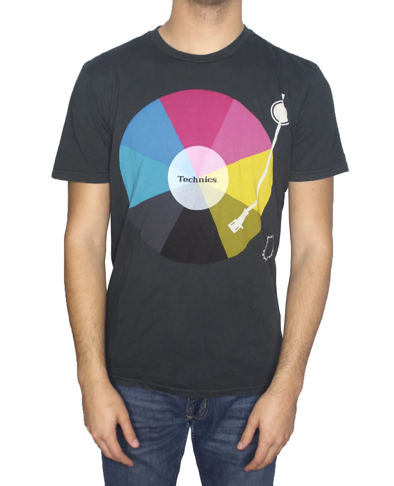 Technics Giradischi T-Shirt Hip Hop Electronic Scratch Vinyl Music Tee