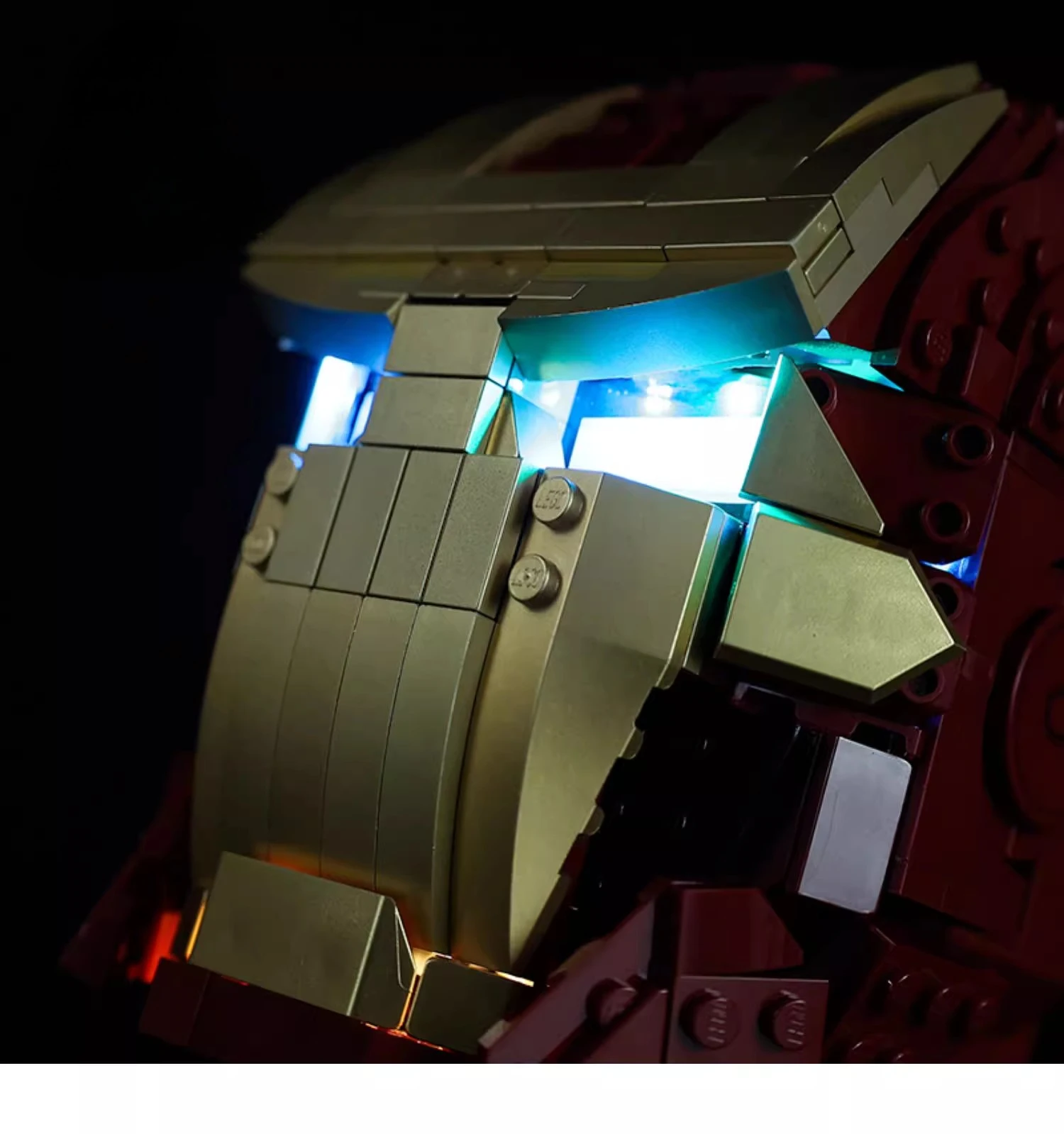 BRIKSMAX Kit di Illuminazione a LED per Lego Marvel Casco di Iron Man