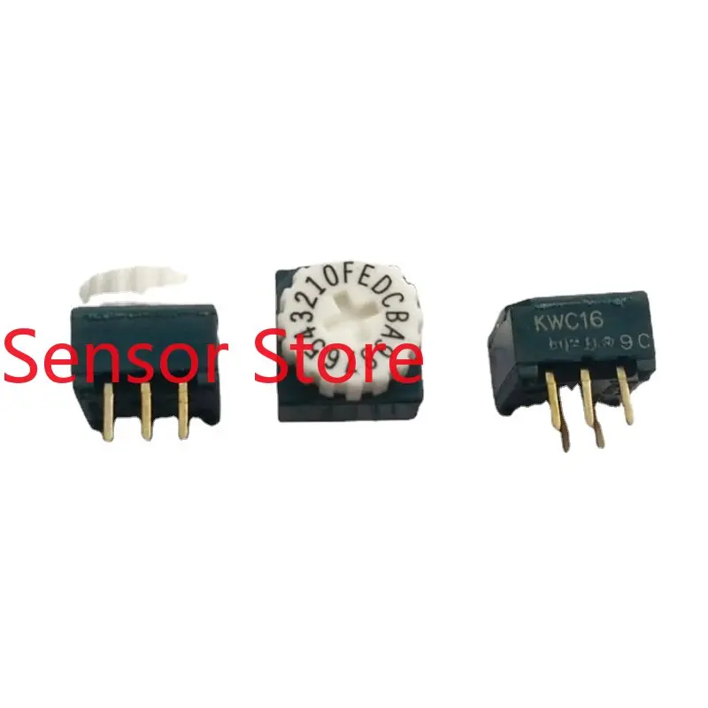 

10PCS 0-F/16-bit Rotary Dip Switch Plus Code Pulley 3To 3Pin Position