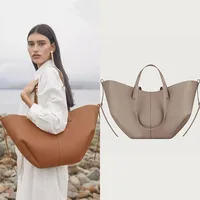 Large Capacity Wing Bag Crossbody Handbag Retro European American Niche Bucket Armpit Tote Bag Fashion and Elegant Classic Style 1
