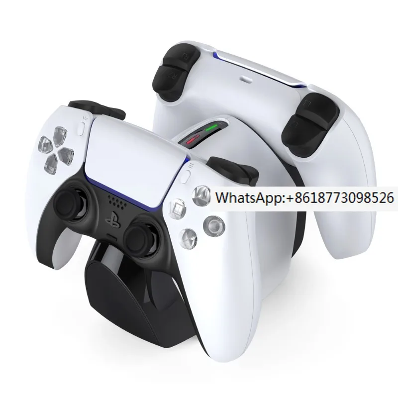 

PS5 handle charging contact type charger with light dual seat charging fast charging PS5 wireless handle charging base