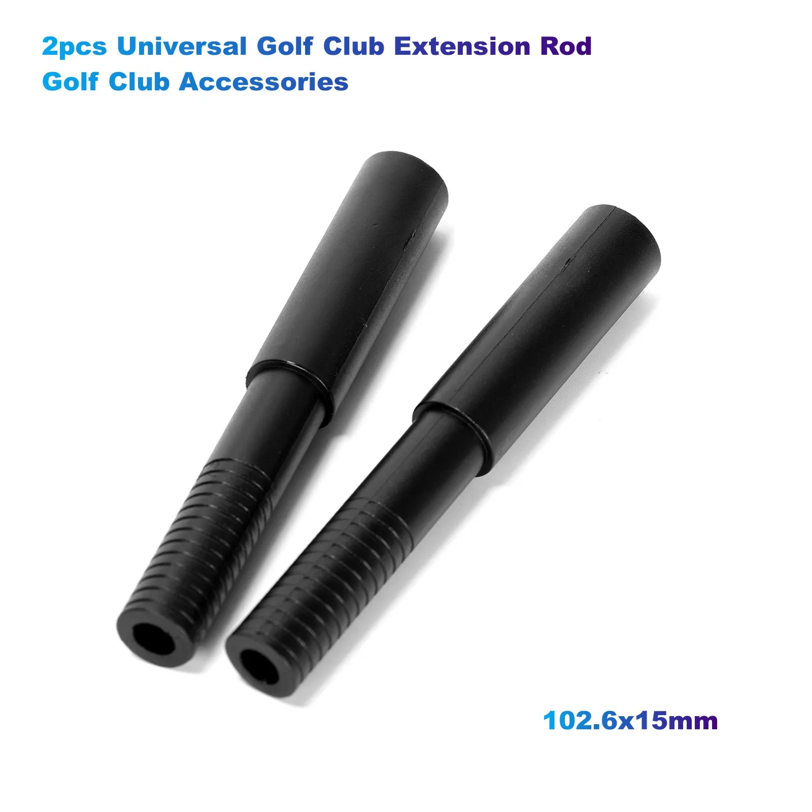 2 יח 'מועדון גולף הארכה מוט מוט אביזרים מועדון גולף 102.6x15mm