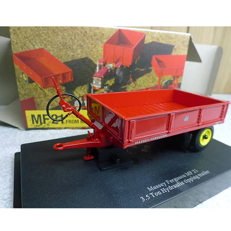 

UH 1:32 Scale MF21 3.5 Ton Tipping Massey Ferguson Tractor Trailer Alloy Model