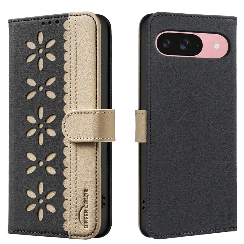Colorful Flowers Magnetic Leather Wallet Phone Case & Card Holder