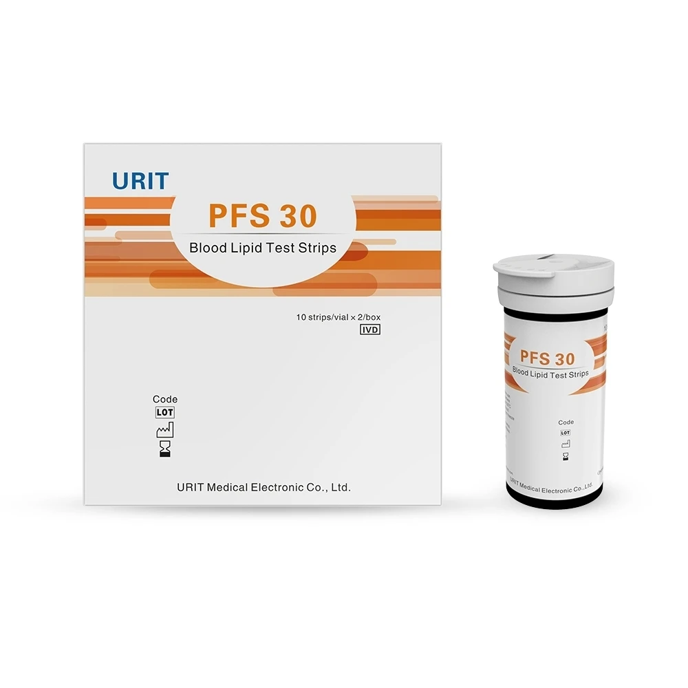 5 in 1 Lipid Profile Test Meter Total Cholesterol Triglyceride High Low Density Lipoprotein Analyzer URIT Measuring System blood lipid detection instrument