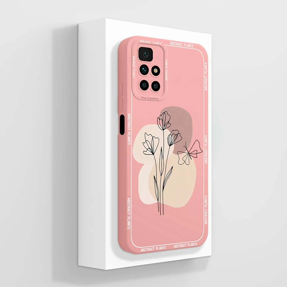 Cute Healing Pattern Slim Silicone Phone Case - Premium Protection Back Cover
