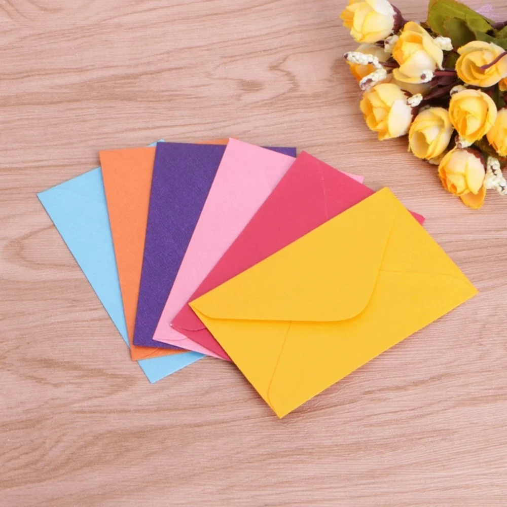Office Supplies Message Card Retro Party Wedding Colorful Envelopes Mini Envelopes Paper Invitation kraft paper envelopes,mailing envelopes,mini envelopes,window envelopes,mailing bags,express bag,gift card envelopes