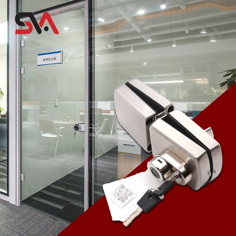 

China Product Office House Hotel Security Fingerprint Alarm Prompt Finger Recognition Door Lock with Key