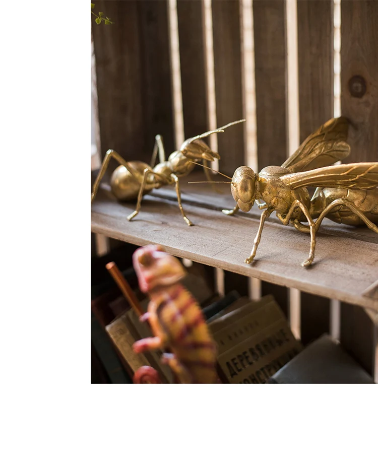 Classical Insect Golden Ornaments