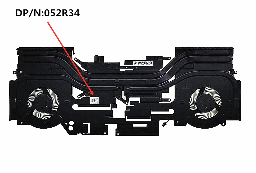 New Original Laptop Cpu/gpu Cooling Radiator Heatsink&fan For Dell