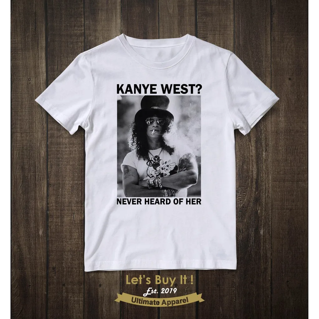 Kanye West никогда не слышал о ее дизайне винтажные ружья-лодочки n Розы Печать DTG S-2XL