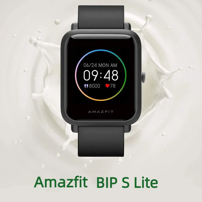 

Amazfit Smart Watch Bip S Lite 5ATM Waterproof 14Sports Modes Sport Watch For Men ZEPP APP Exhibits Demonstration 95 New No Box