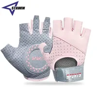 1Pair Breathable Workout Gloves Weight Lifting Gloves for Gym Cycling Exercise Fitness Training, Excellent Grip and Cushion Pads 1