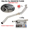 Motorcycle Exhaust Escape For MAXSYM TL508 TL 508 2022 2023 Full Systems Modifide Front Link Pipe Connect Original Muffler Moto