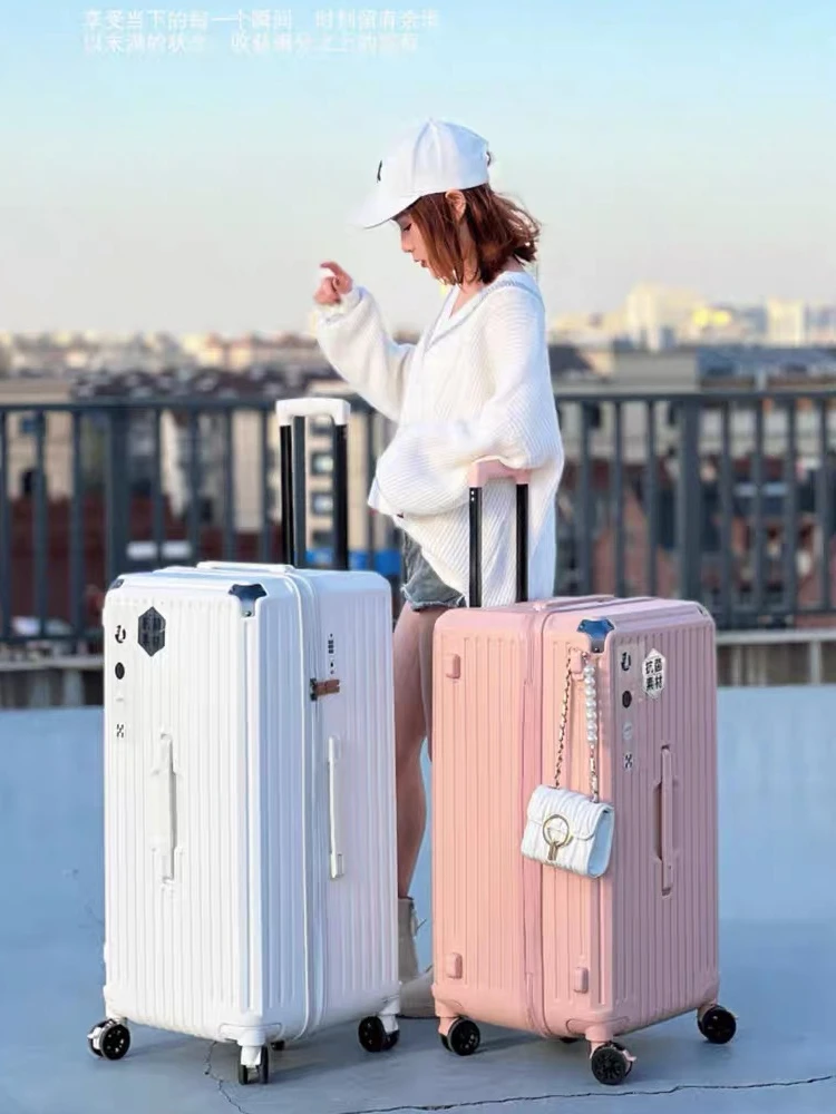 Thiened Aluminum Alloy Frame Large Capaci Five-Wheel Lage Bag 30 Inch ex Suitcase with Brake And Combination Lo