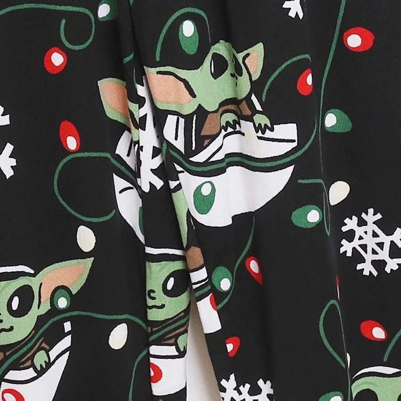 Women's Pants Cartoon Print Cute Age Elastic Waist Trousers In Autumn