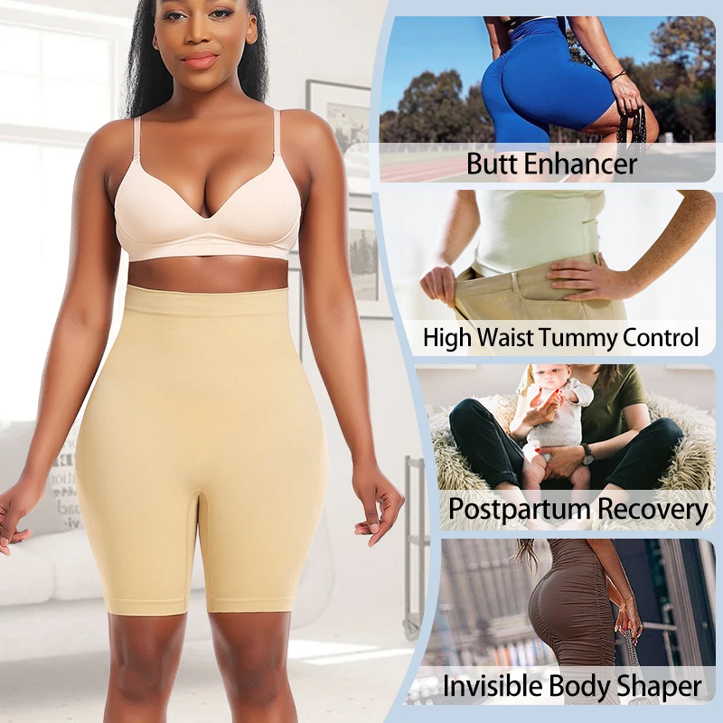 Description Picture 5 of itemHigh Waisted Butt Lifter Slimming Shapers Corset Waist Trainer Plus Size Body Shapewear Weight Loss Underwear Control Panties