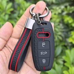 Premium Car Remote Key Case Cover Fob Shell Keychain (With Keychain)