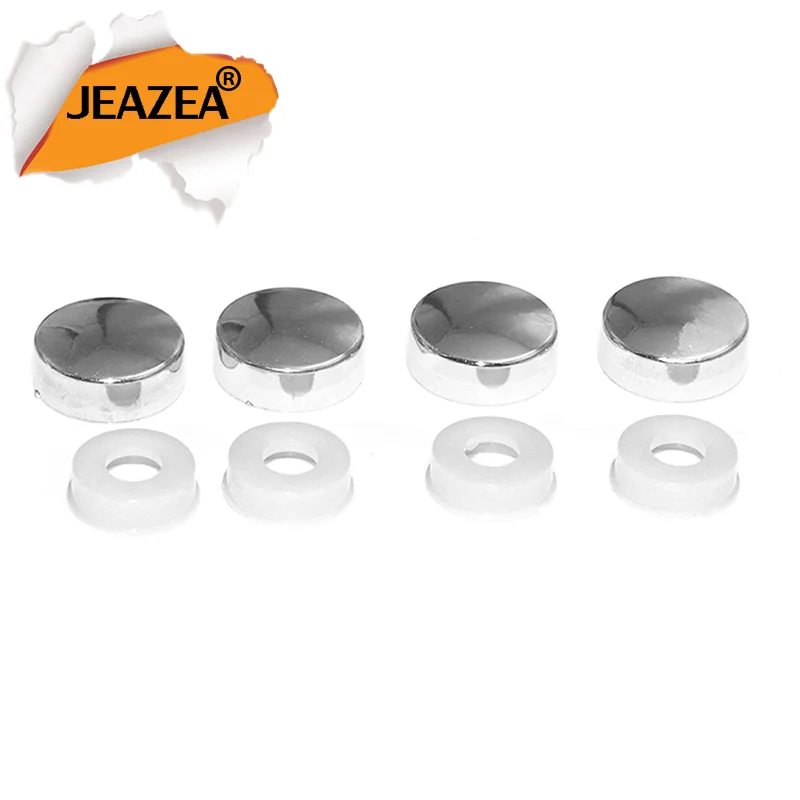 Wheel nut caps screw caps wheel nut covers bolt nut covers JEAZEA License Plate Frame cover Mounting Screws Bolt Screw Nut Cap Bolt Cover for Car Truck Motorcycle