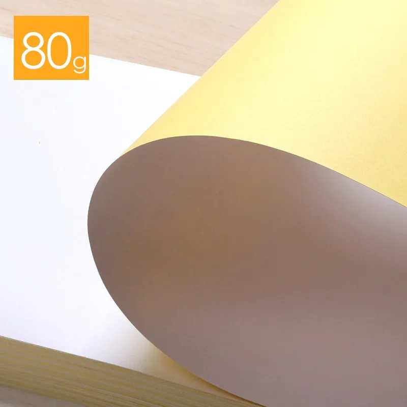 100Sheets A4 Laser Inkjet Printer Copier Craft Paper White/Kraft Self Adhesive Sticker Label Glossy/Matte Surface Paper Sheet