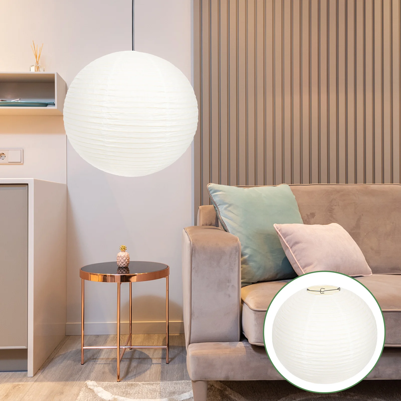 

Paper Lampshade Decor Hanging Lanterns Light Cover Pendant Lampshades for Table