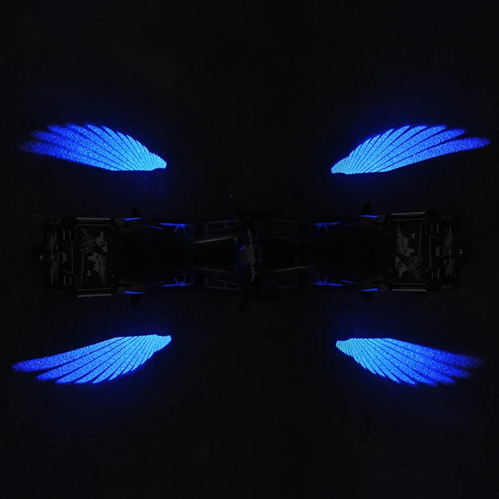 2pcs Angel Wings Welcome Motorcycle LED Underbody Light Projector Decorative Atmosphere Accessories motorcycle led lights