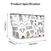 Custom Cartoon Doctor Nurse Enfermera En Apuros Toiletry Bag Women Makeup Cosmetic Organizer Lady Beauty Storage Dopp Kit Case 3