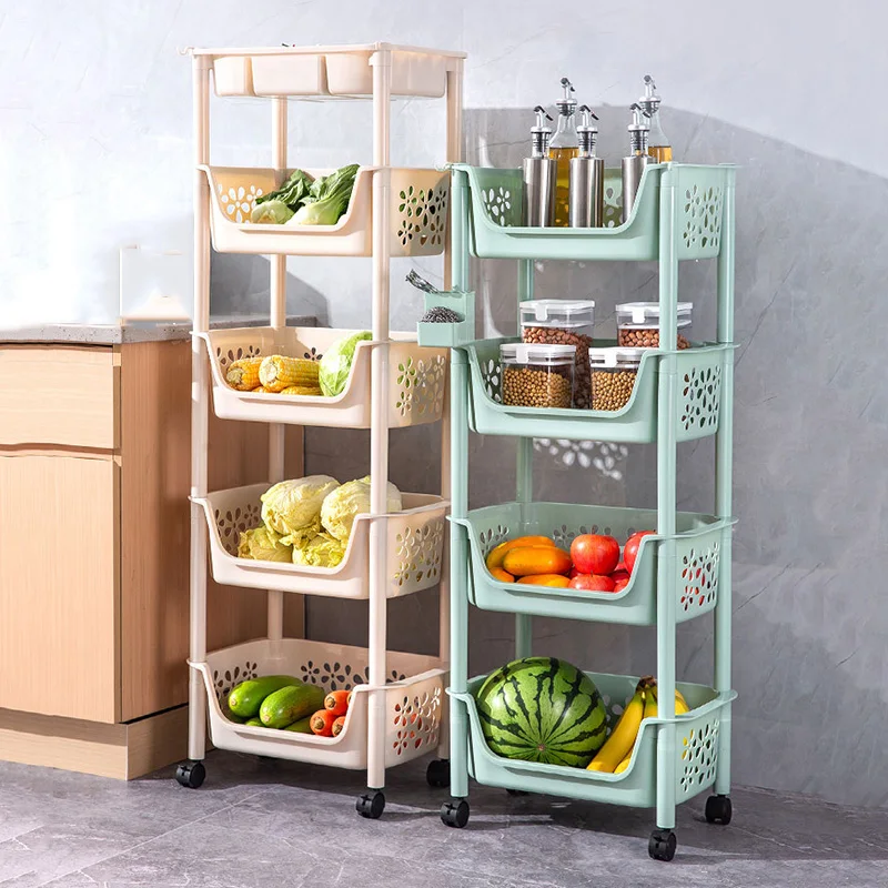 Storage Chariot Trolley Kitchen Island Shelf Rolling Utility Trolley Carrello Cesto Di Frutta Grocery Arcivadores Restaurant Furiture