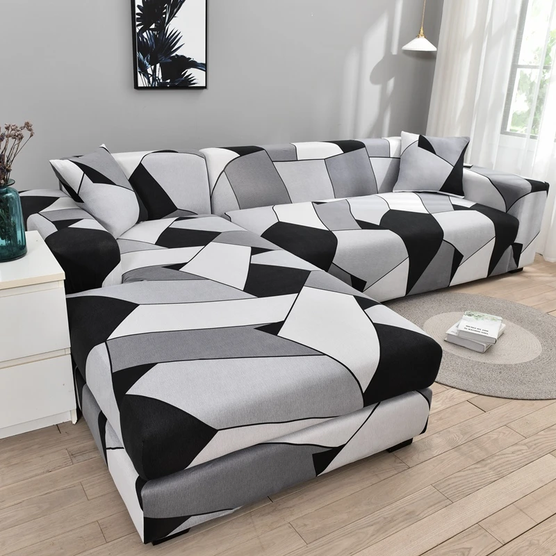 funda sofa elastica con estampado funda sofa chaise lounge 1/2/3/4 plazas  en forma de L funda sofá de esquina fundas para sofás fundas sofas con  chaise longue|Funda de sofá| - AliExpress