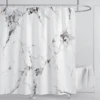 Marble Waterproof Shower Curtain Waterproof Shower Curtain for Bathroom Decor Printed Washable Shower Curtain with Hooks 1