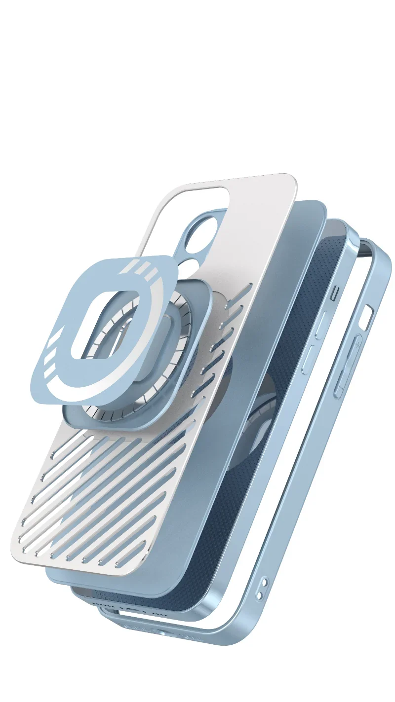 Soft Frame Aluminum Metal Case For iPhone 14 Pro Max 14 Plus Anti-fall Shockproof Protective Cover Magnetic Wireless Charging