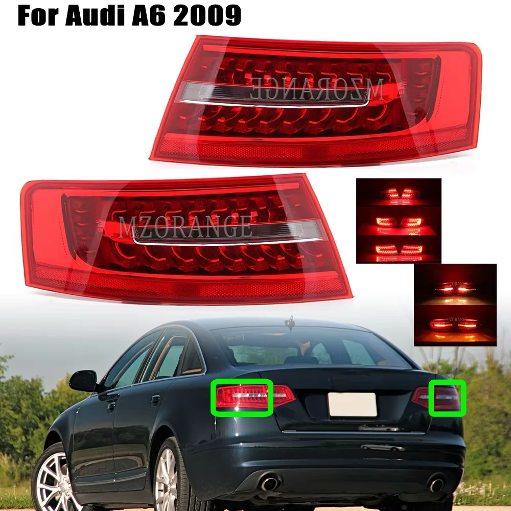 A6(C6) 4F 純正 前期 左 レンズ LED 4F5945095 アウディ