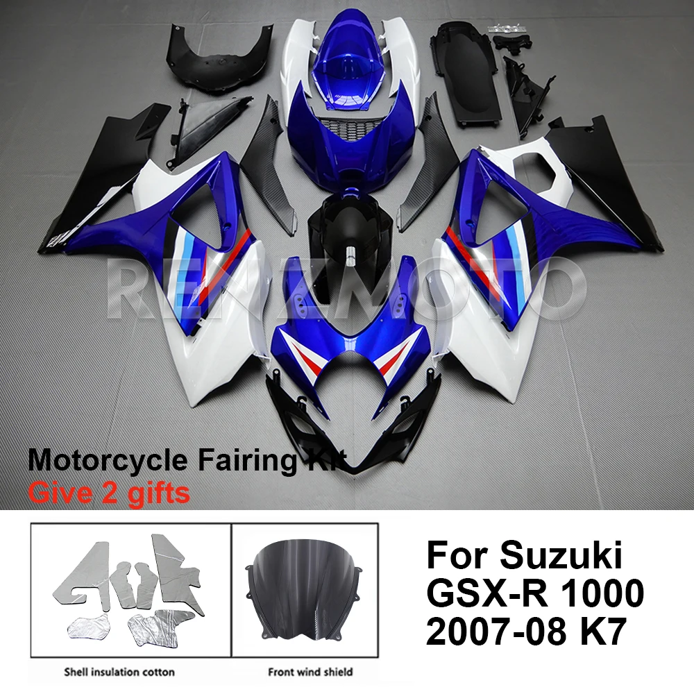 

Motorcycle Fairing Set Body Kit Plastic For Suzuki GSXR GSX-R 1000 2007-08 K7 Accessories Injection Bodywork S1007-121a