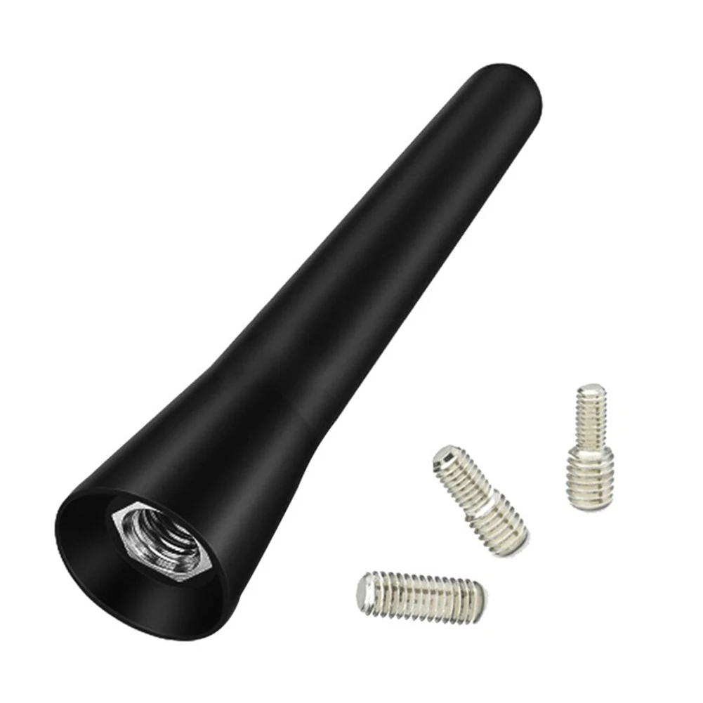 차량 안테나 교체 AM/FM/DAB 차량 루프 안테나 마스트 키트 (나사 포함 M4 M5 M6) 자동차 라디오 고무 안테나 마스트 자동차 숏 안테나