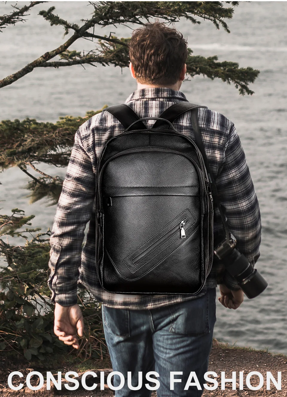 Tuerer Designer Rucksack Designer Leather Classic Rucksack Bag - The Backpack Shop UK