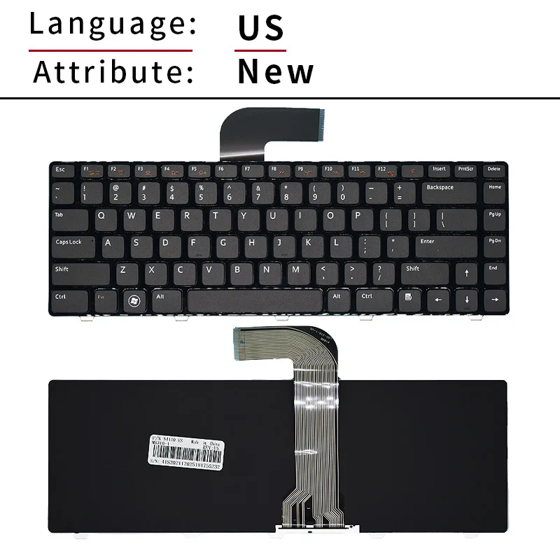 Novo teclado para laptop dell vostro 1440,