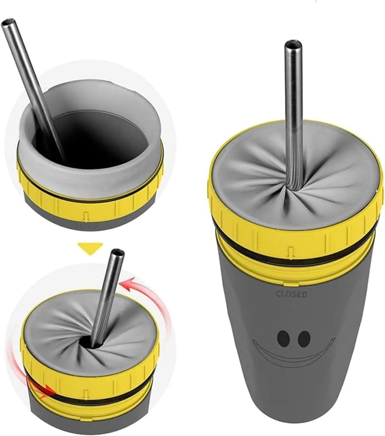 Twizz Cup, Twizz Travel Mug, Twizz Coffee Cup, Non Spill Cup Twist, Travel  Mug with Straw Unique Twi…See more Twizz Cup, Twizz Travel Mug, Twizz