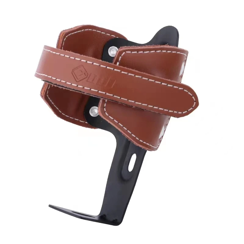 새로운 자전거 병 케이지 레트로 소 가죽 알루미늄 합금 물 컵 홀더 산악 도로 접이식 자전거 자전거 액세서리 부품  Best5