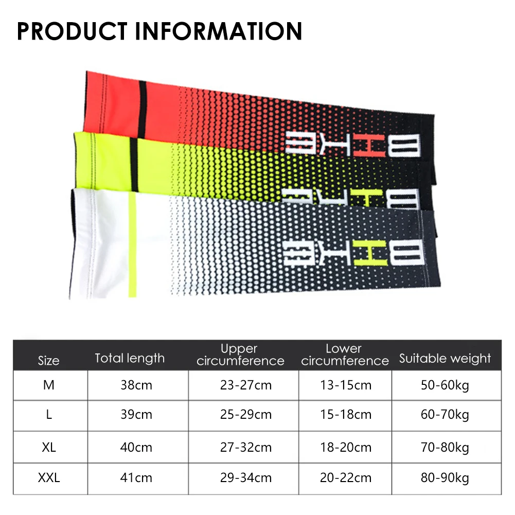 Summer Sports Arm Sleeve Men Cycling Running Bicycle UV Sun Protection Cuff Cover Protective Arm Sleeve Bike Warmers Sleeves arm sleeves