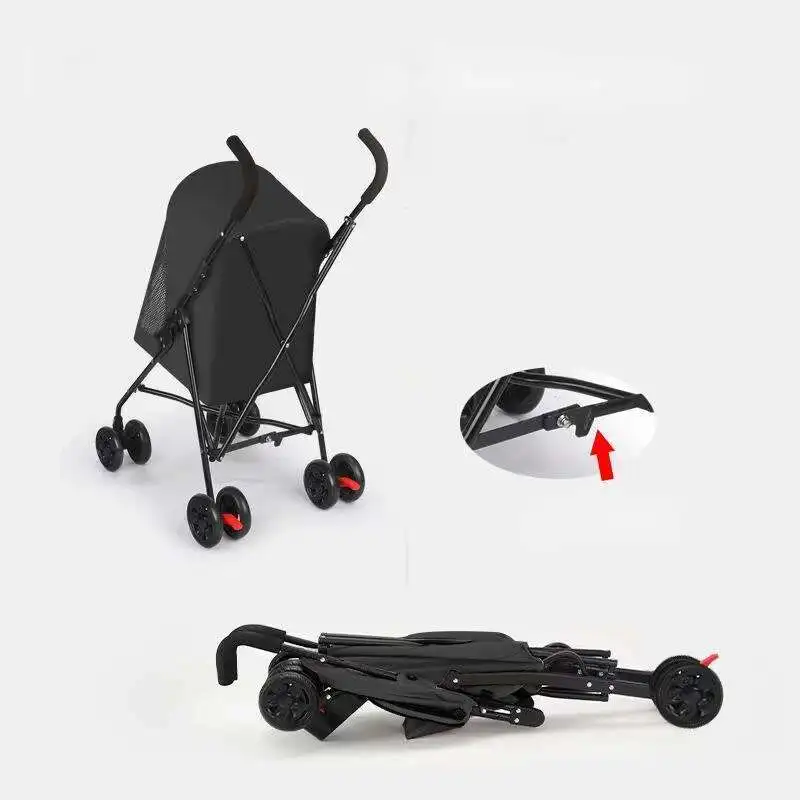 Pet Cart, Cat Dog Cart, Cat Dog Teddy Small Foldable and Lightweight for Going Out