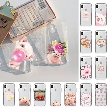 

Cute Pig Phone Case for iPhone 11 12 13 mini pro XS MAX 8 7 6 6S Plus X 5S SE 2020 XR cover