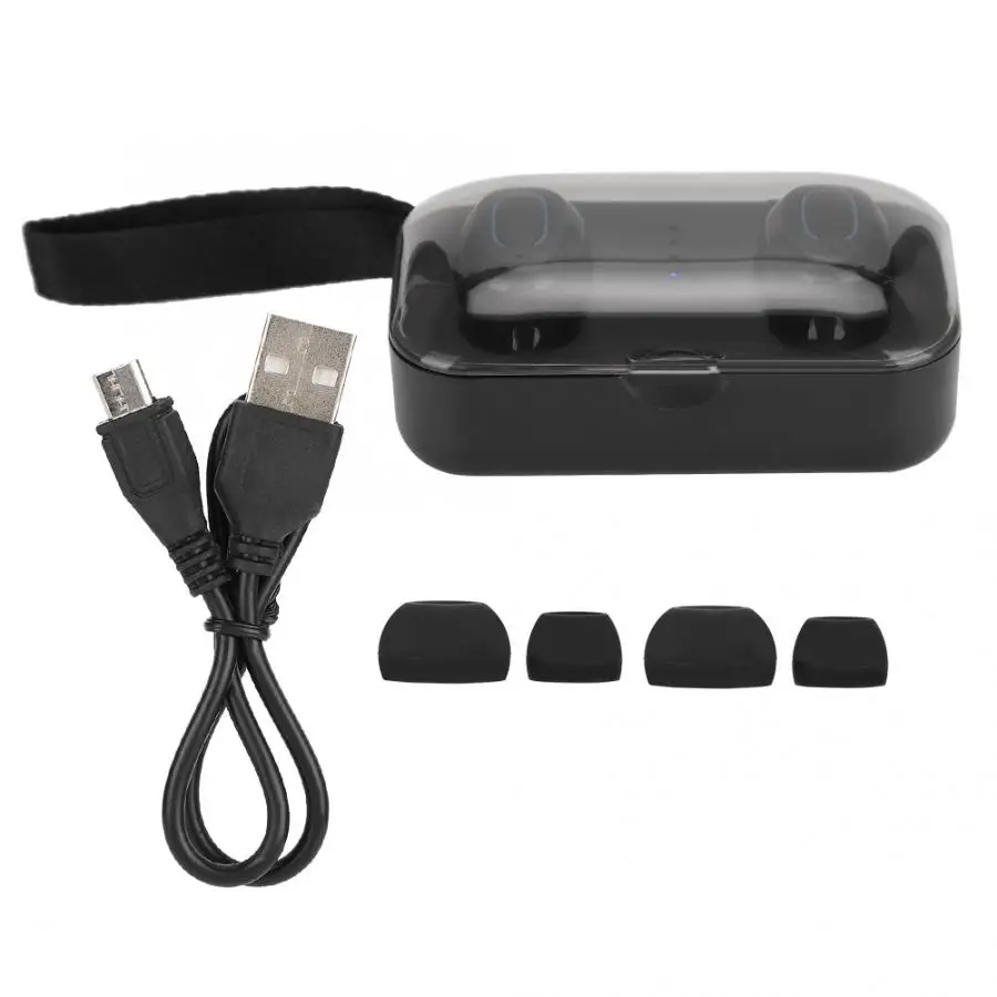 2021 Earphone For TI8S Mini Headset Dual Ear TWS HiFi Wireless Bluetooth CVC Intelligent Noise Reduction Audifono | Электроника