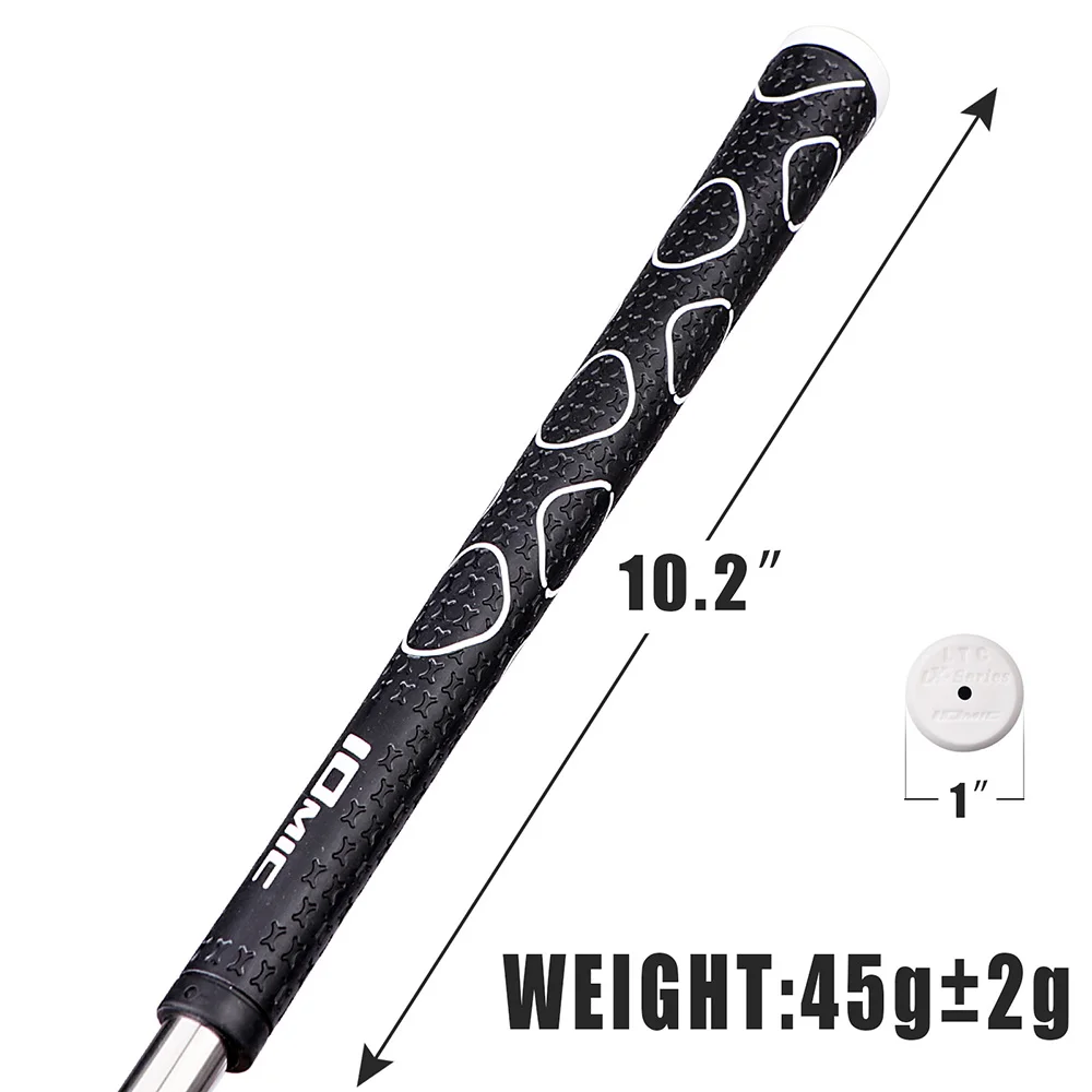 Colorful Soft Extreme Plus 4 Rubber Golf Grips Set Display
