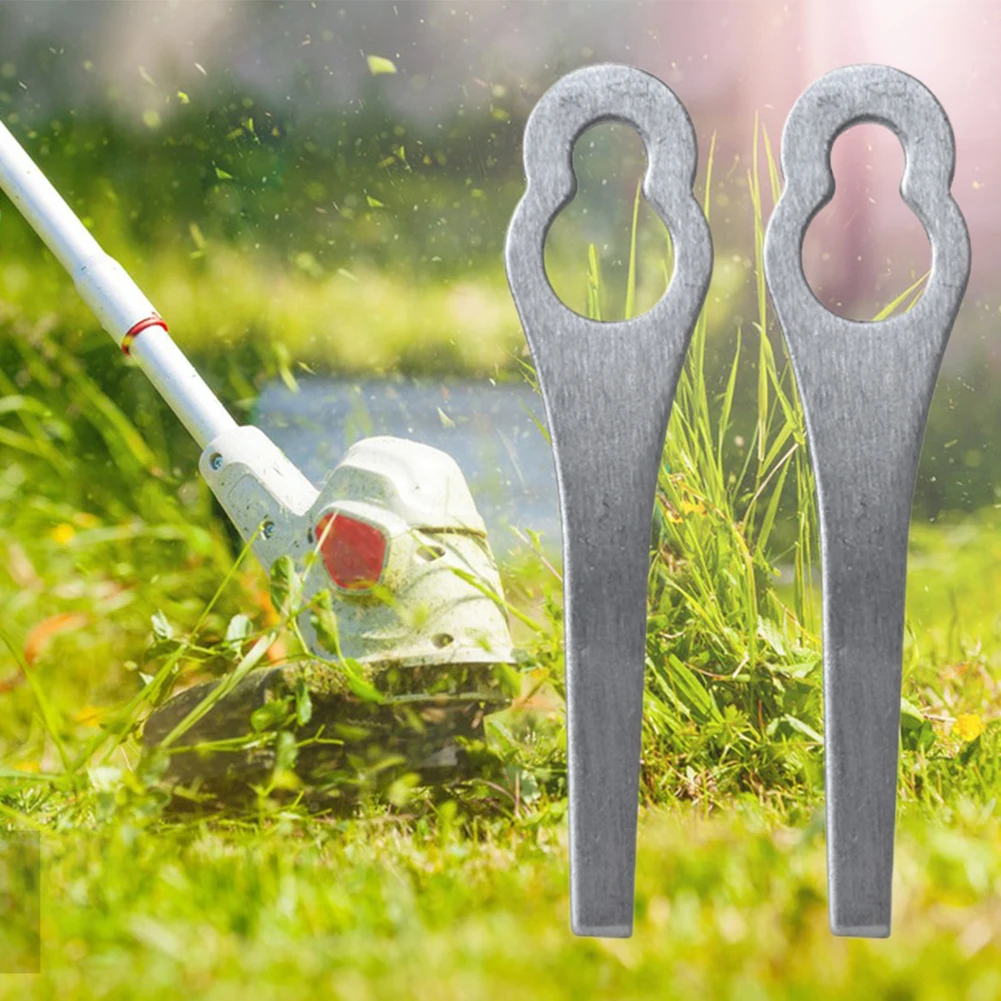 10-2pcs Lawnmower Blades Metal Grass Cutting Blade Practical Mowing Machine Blades Easy To Install Garden Power Tool Accessories 4