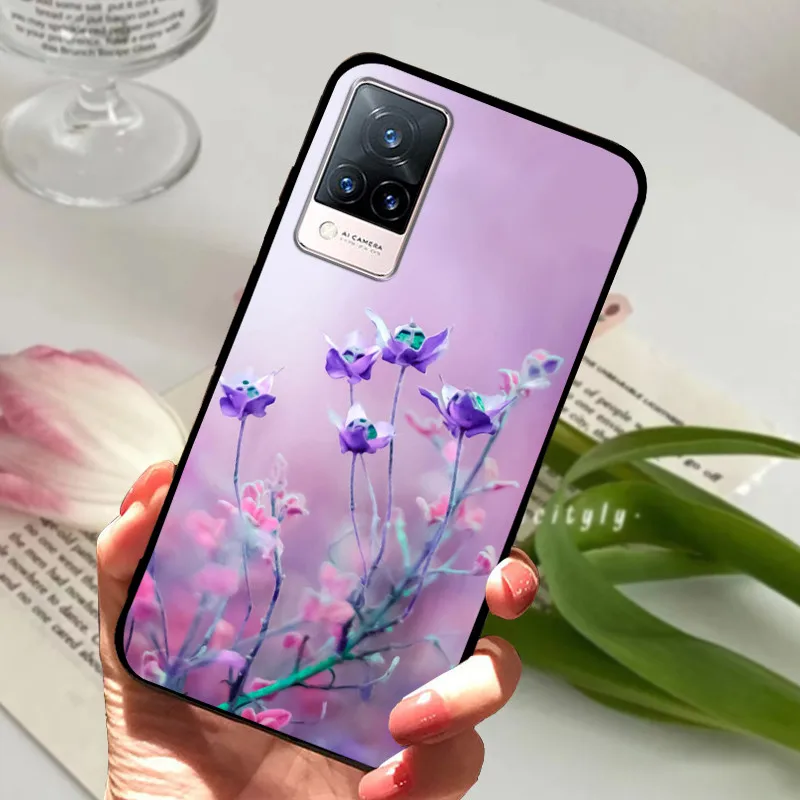 Soft Silicone Phone TPU Coque Cover for Vivo V21 Series - Protective s Shell