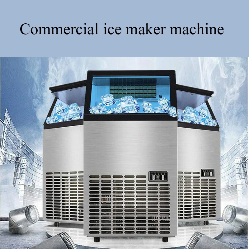 

PBOBP Automatic Ice Maker 15kg Storage Ice Making Machine Ice Maker Automatic Add Water 44 Pcs/18 Min For Lab/Coffee Shop