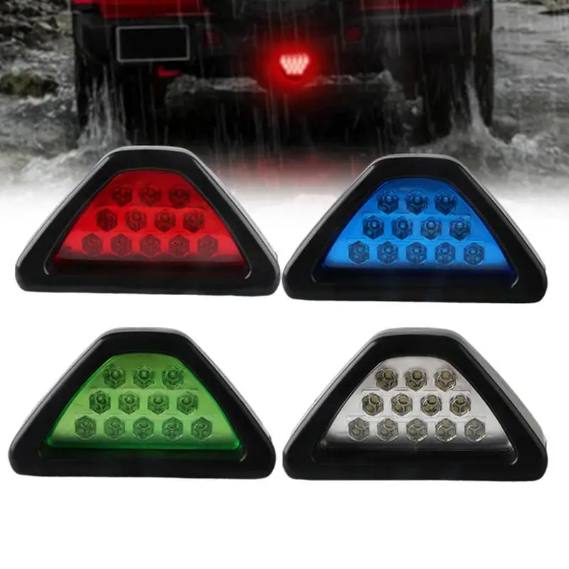

Triangle LED Brake Light 12v LED Bulbs SuperBright Car Lights Red White Brake Lights Reverse Lamp DRL For Cars Motorcycle