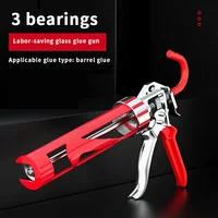 3 Bearing Soft Glue Gun Structure Manual Caulking Gun Glass Glue Guns Paint Finishing Tools Glue Seals For Doors And Windows 1