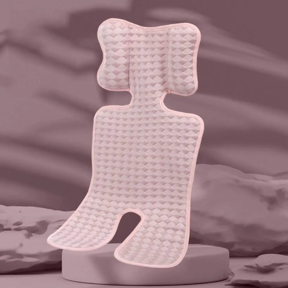 Comfortable Baby Stroller Cooling Seat Mat Soft Breathable Pram Pad Seat Liner Solid Color Baby Stroller Cushion