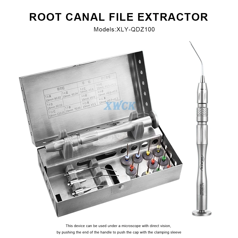 

Dental Root Canal Files Extractor Holder Remover Needle Dentistry Endo Restoration Stomatology Instrument Kit Set Tools